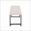 Banc rembourré capitonné à boutons et bronze de conception simple, confortable et durable, banc multifonctionnel