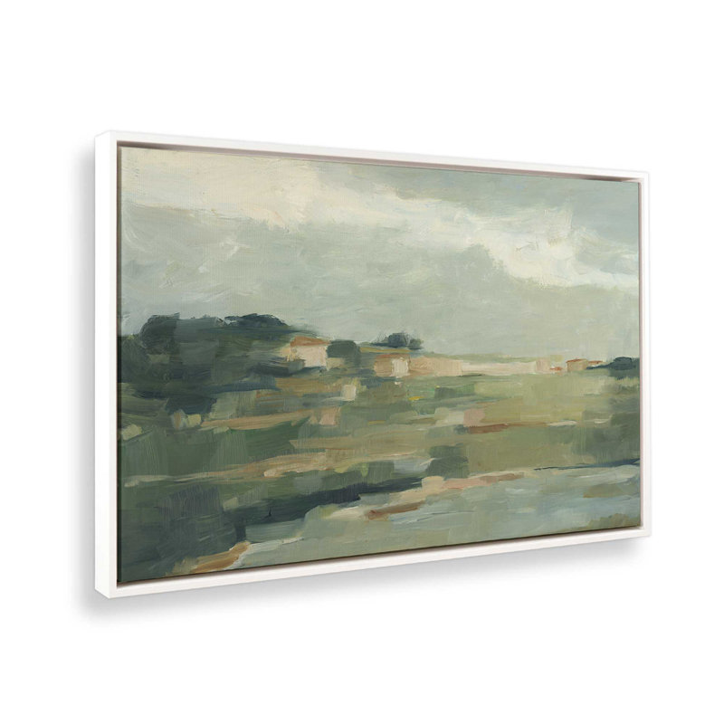 Reproduction d'art sur toile, "Paysage champêtre européen" par Ethan Harper, H 24 po x l 32 po, Blanc