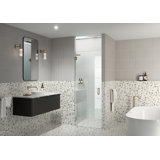 Albedo 24 in. x 78 in. Fully Frameless Hinge Shower Door