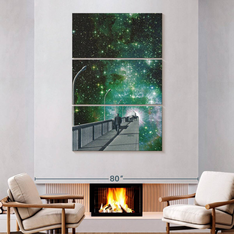 Kelan Cosmic Portal, 74" H x 48" W