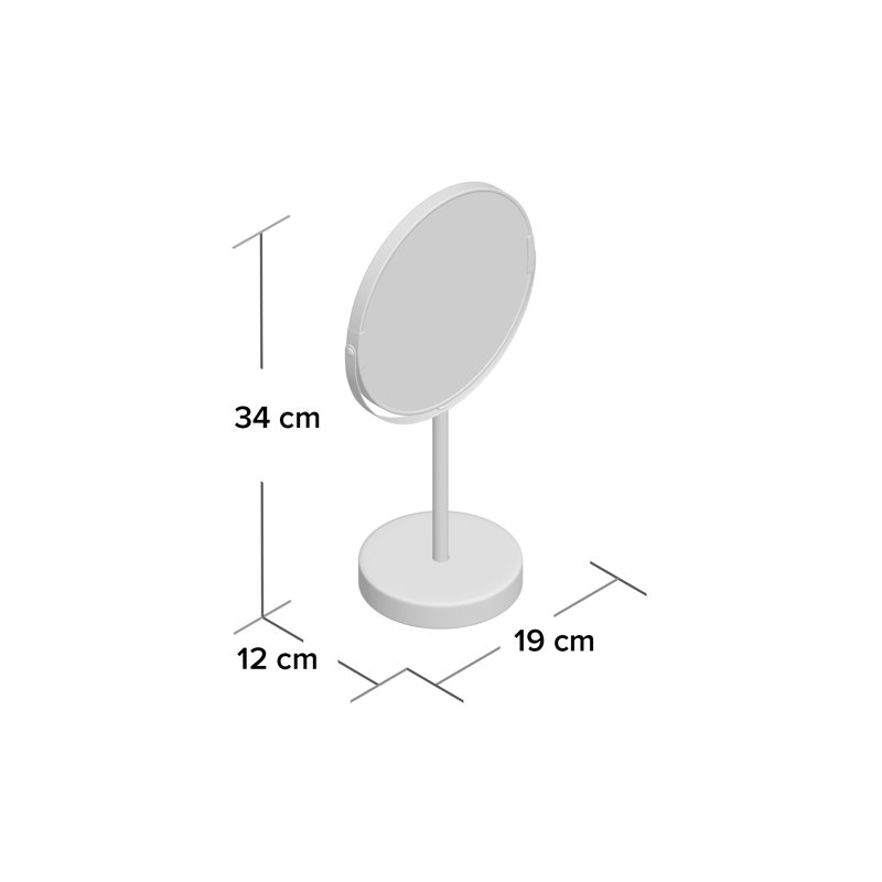 Chevalier Metal Flat Floor Mirror