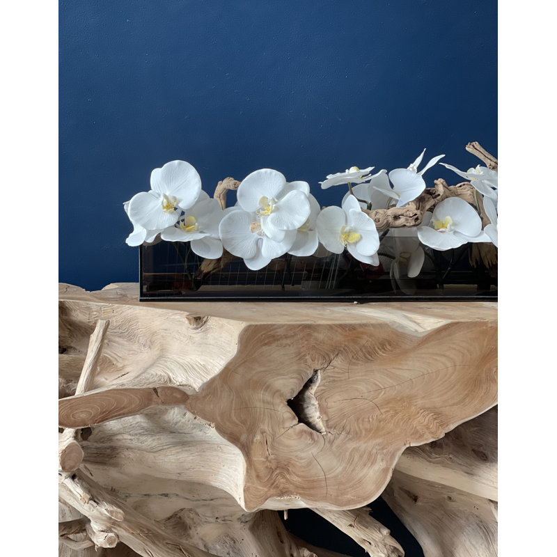 Orchid Stems in Planter, 48″L x 4″W x 4″H