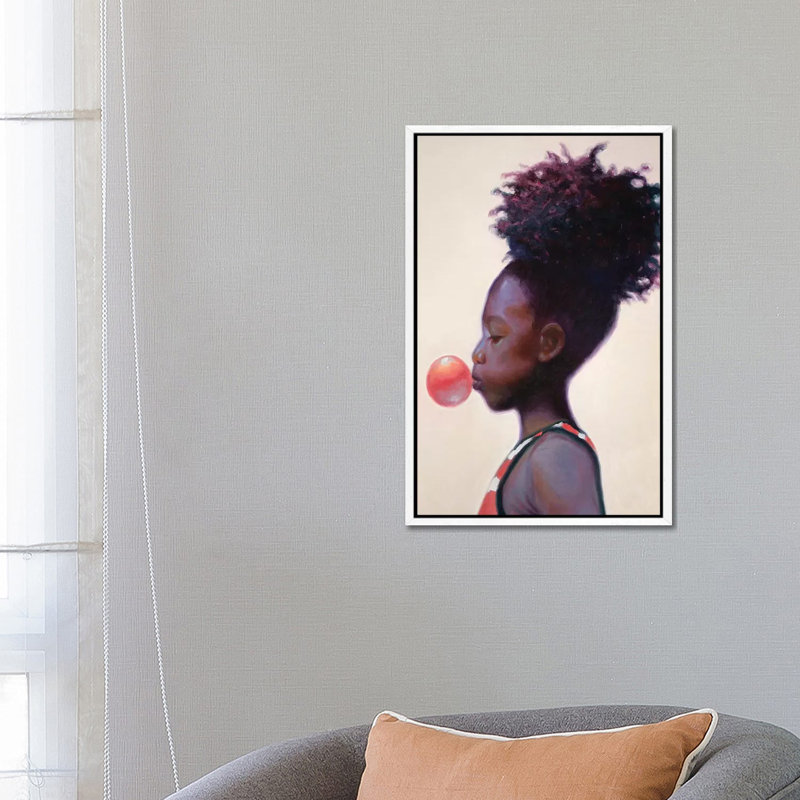 Blackberry by Alexander Grahovsky - Print on Canvas, 66.04 cm H x 45.72 cm W, White Framed Canvas