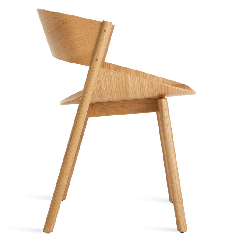 Port Upholstered Dining Chair, White Oak