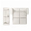 Canapé-lit 93 po pour très grand lit, canapé-lit escamotable, canapé-lit convertible 3 en 1, méridienne, canapé-lit à 3 places avec 2 coussins lombaires pour le salon, un appartement, un bureau, un bureau, beige-1258495163