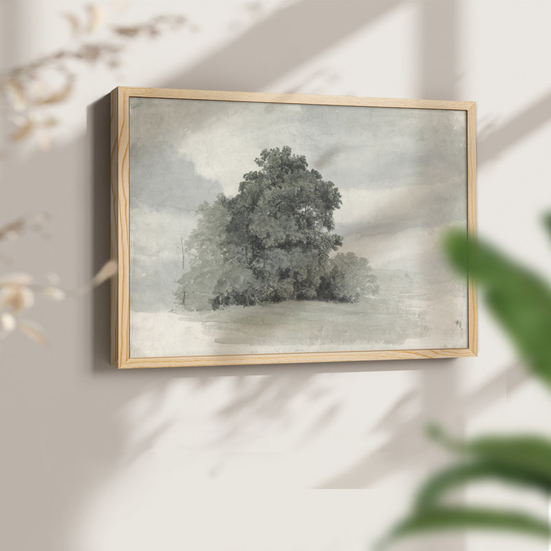 Paysages rétro-CDLI - reproduction encadrée, H 8 po x l 10 po, Naturel