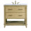 Lois 36 in. W Wood & Marble Top Single Sink Bathroom Vanity