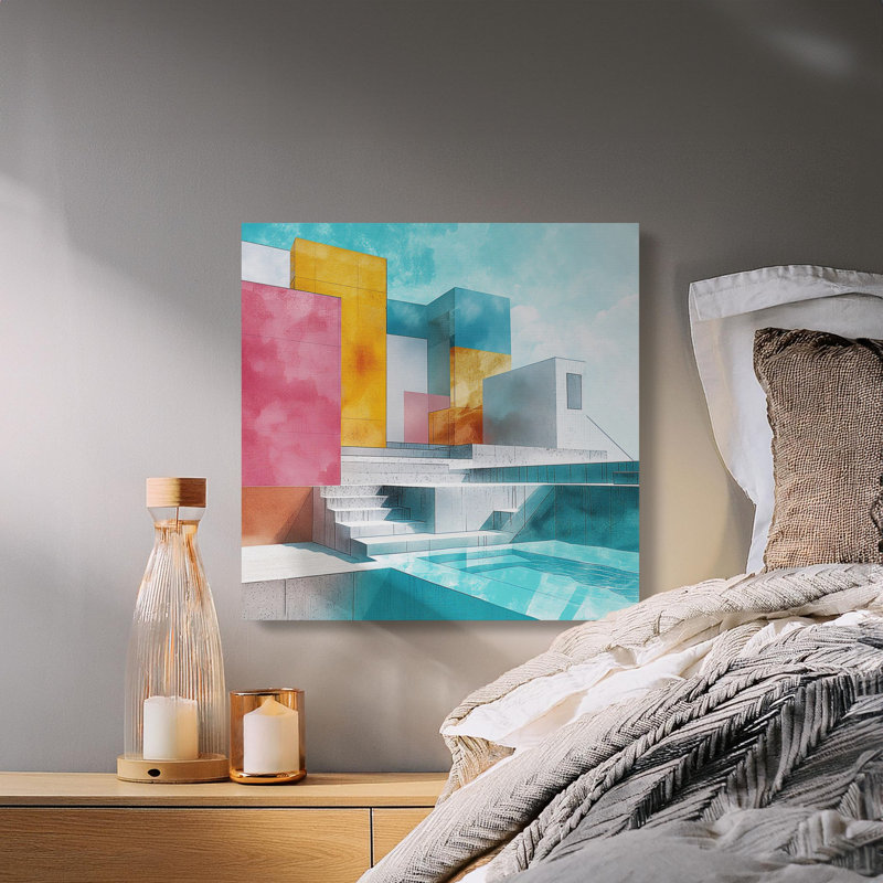 1 Piece Wrapped Canvas Wall Art Set, 15.24cm H x 15.24cm W