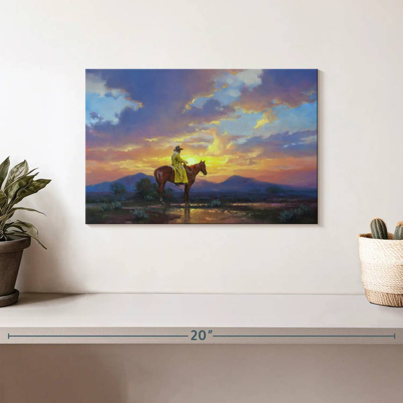 Lelar Sun Burn, 8" H x 12" W