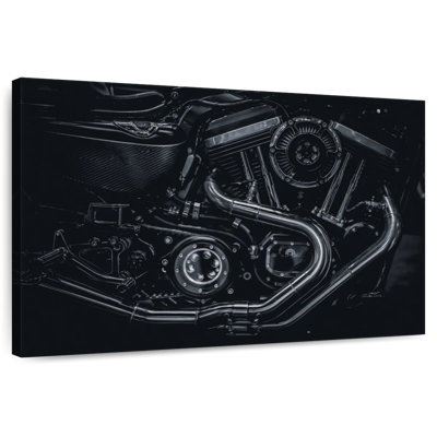 Mehar Monochromatic Motorcycle Engine