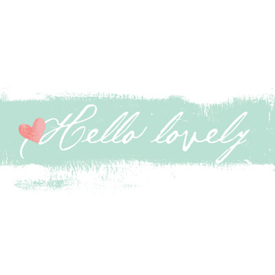 Hello Lovely Heart - Wrapped Canvas Art Prints