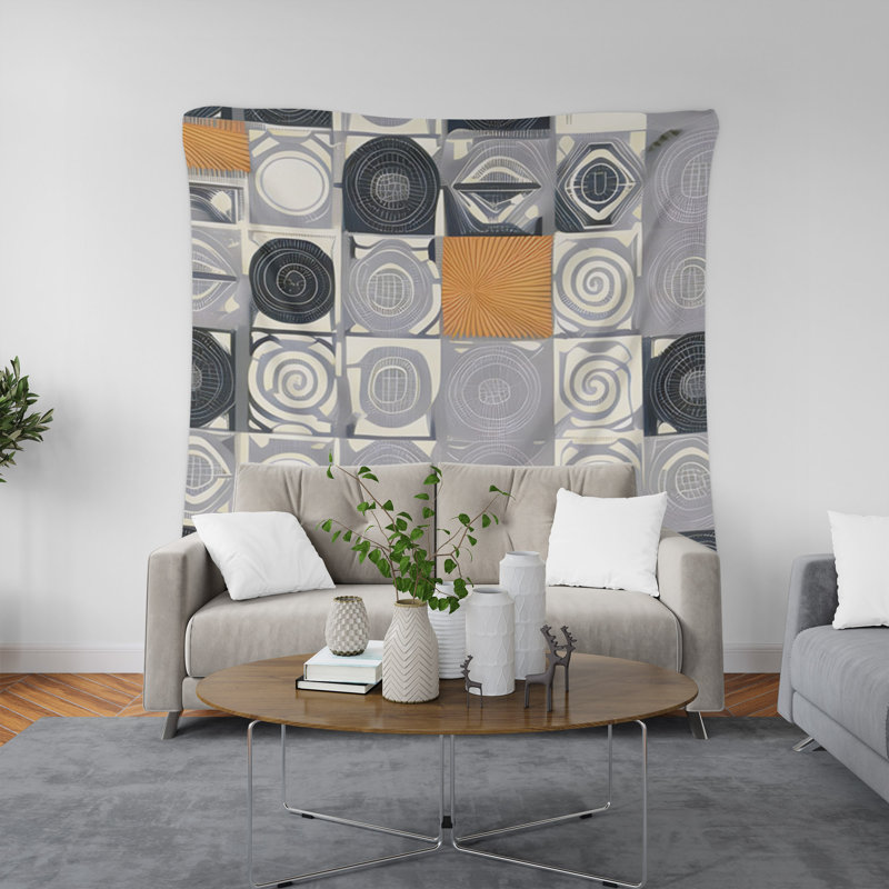 Tapisserie murale, H 80 po x l 68 po