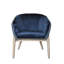 Fauteuil demi-tonneau en velours 28 po Barnes-2026912798