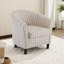 Fauteuil d'appoint rayé à rayures