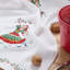 Ensemble de 2 serviettes de cuisine FIESTA Ballerina Holiday Holly Sprig, blanc / rouge / vert, 16 x 28