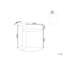 Metal Side Table with Storage-1898823456