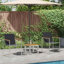 2 - Person Wood Patio Dining Set with Rectangular Table , Cushions Included