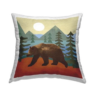 Abstract Outdoor Throw Pillow