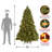 Cashmere Flocked Pre-Lit Fir Christmas Tree-306426125