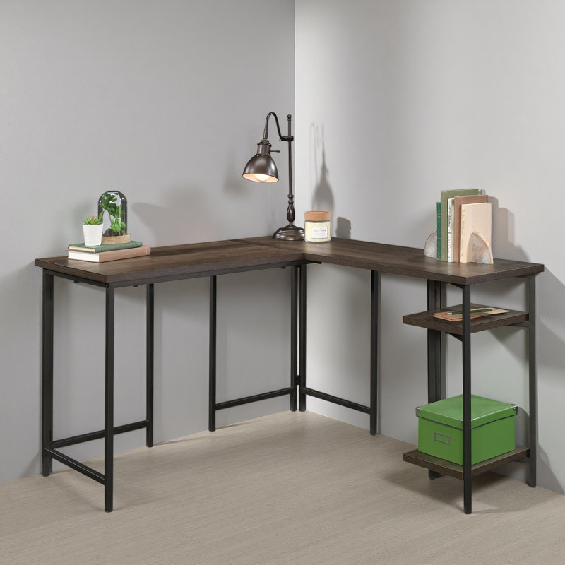 Bureau en L de style rustique