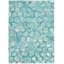 Leather Geometric Area Rug-1936695420