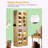 Modern Shoe Cabinet with Acrylic Doors and LED Lights