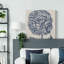 « indigo floral on lin v »-reproduction de peinture sur toile tendue-1343696164