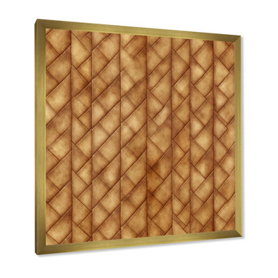 " Earth Tone Retro Diamond Texture "