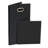 GEN Folding Laundry Hamper, Grommet Handles, Sturdy Fiberboard with Polyester Lining, Quick Set-Up, Squared Shape Saves Space, Black-1624585237