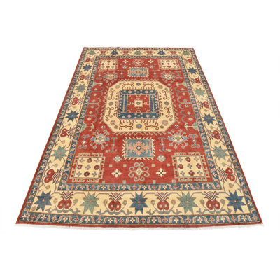 Farless One-of-a-Kind 8'3'' X 11'9'' New Age Wool Area Rug Red