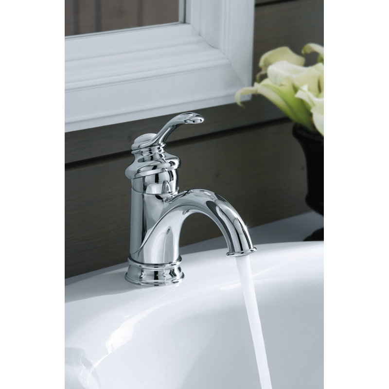 Fairfax Hole Bathroom Faucet, Polished Chrome, Deck Plate Included: No