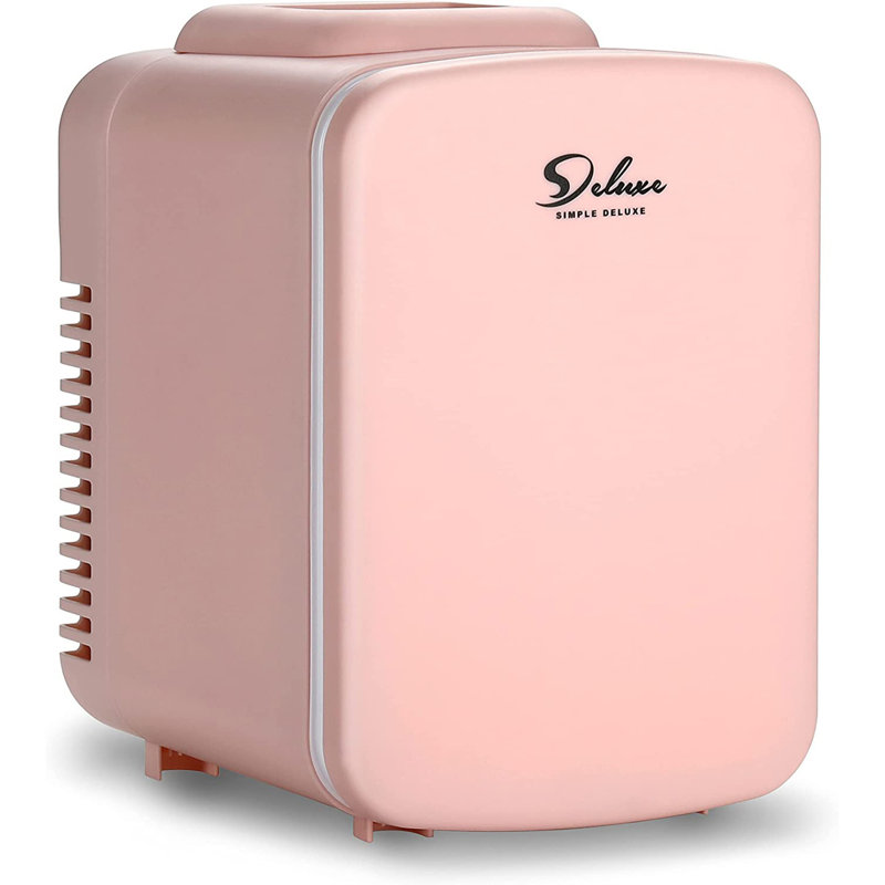 Le mini réfrigérateur simple de luxe, le réfrigérateur portatif 4L / 6 canettes et le petit réfrigérateur sans fréon offrent un rangement compact pour les soins de la peau, les boissons, les aliments et les cosmétiques