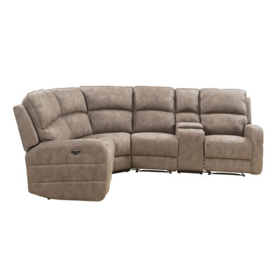 Canapé modulaire inclinable Brette Mocha