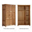 Armoire simple en bois massif de style américain