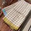 Gingham Linen Dish Cloth-1993200765