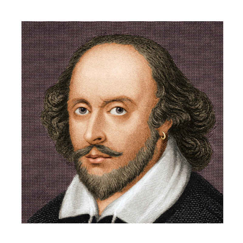 Art sur toile Marcus Jules William Shakespeare, H 24 po x l 24 po