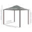 2.96 M X 2.96 M Metal Pop-Up Gazebo