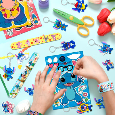 Stitch Party Favors for Kids, 110 Pcs Stitch Birthday Party Decorations Set