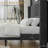 Queen Size Upholstered Platform Bed Frame, 56" High Headboard Wingback Bed, Fully Upholstered Mattress Foundation, No Box Spring Needed No Noise-1203330041