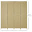 Cloison 4 panneaux en bois massif l 62,8 po x H 66,7 po Alamak