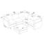 Canapé modulaire en velours côtelé Ghamnti-1394424032