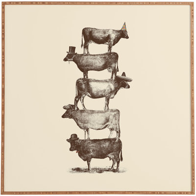 Cow Cow Nuts Framed Print