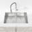 33"X19" Embedded Double Bowl Kitchen Sink