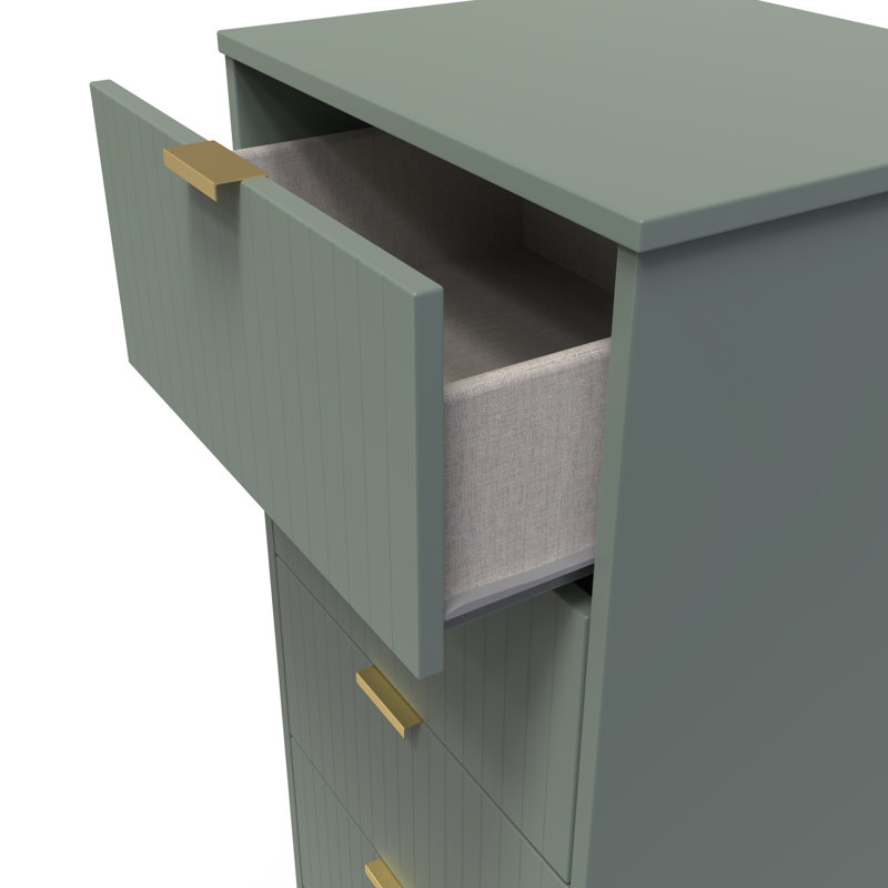 Barriner Bedside Table, Reed Green