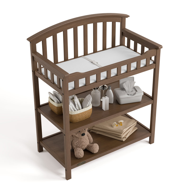 Table à langer avec coussin Graco, Noisette