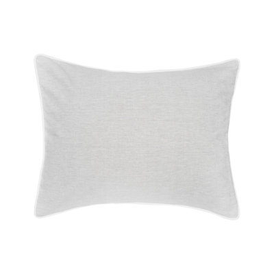 Tate Gray 100% Cotton Piece Sham