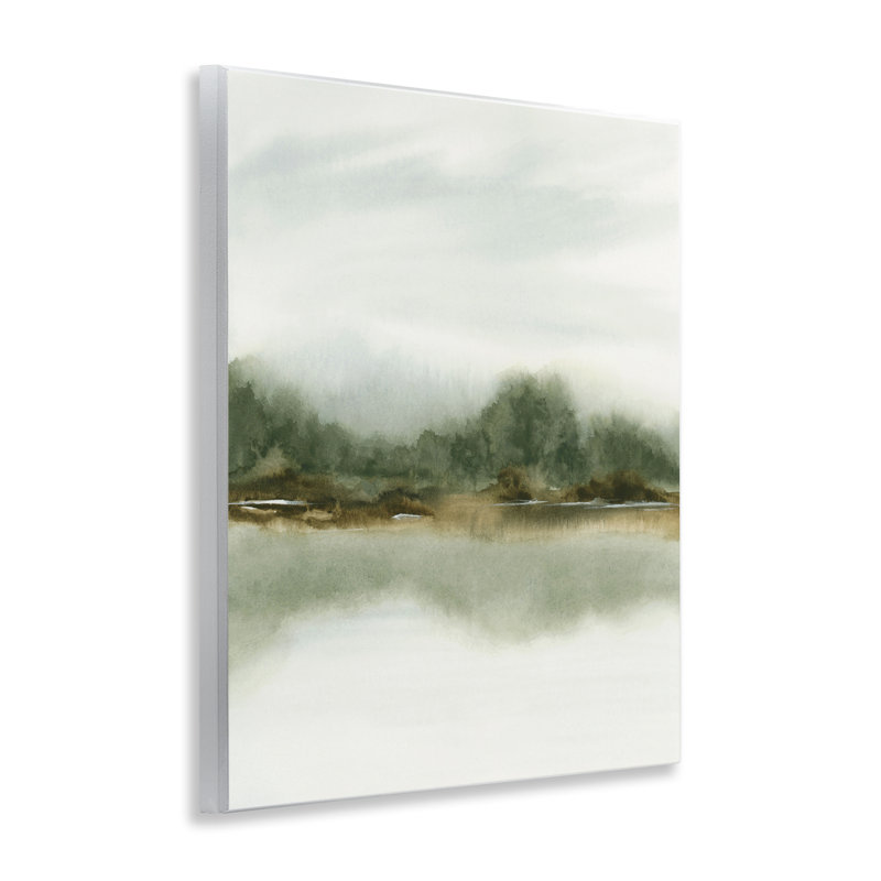 Plaque murale paysage vert embrassant, design par 1x
