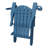 Outdoor HDPE Folding Adirondack Chair Set-1033144049