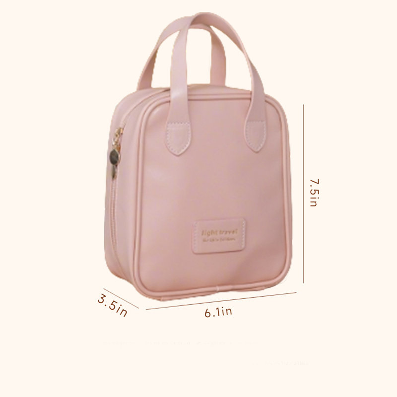 Trousse de voyage imperméable et portable, Rose