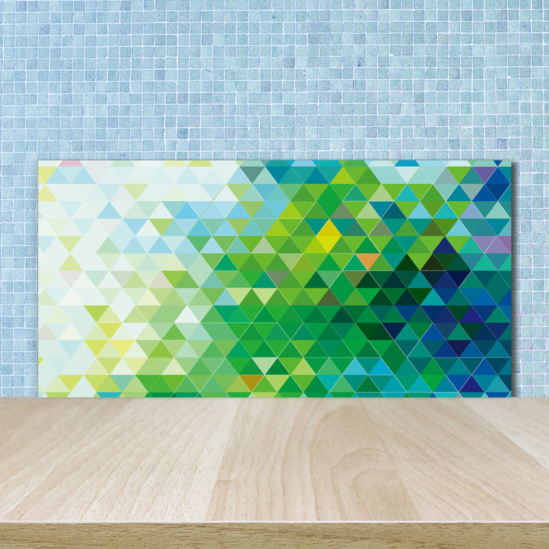 Babu 50cm W x 100cm L Glass Peel and Stick Panel